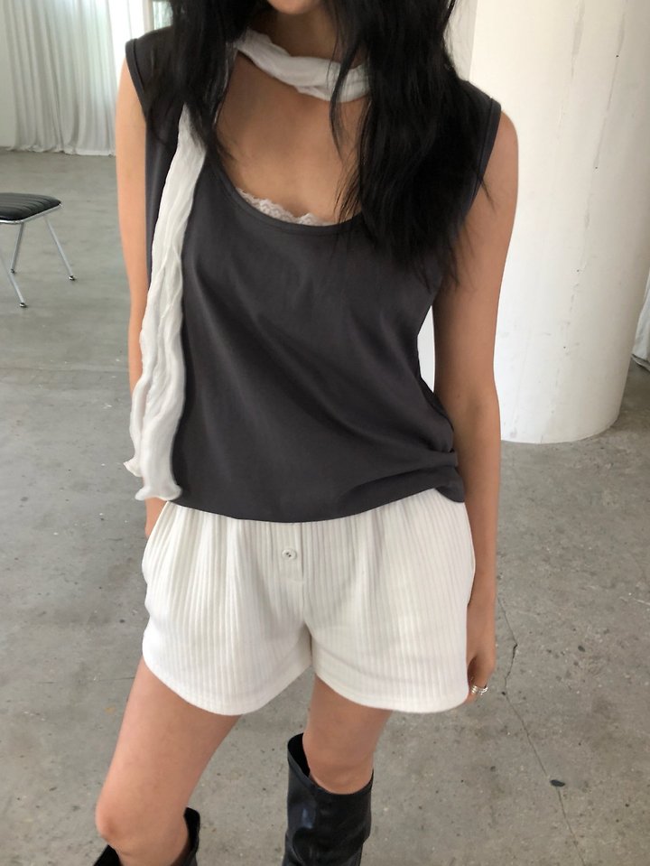 Ore - Korean Women Fashion - #momslook - Deep Lace Tee - 2
