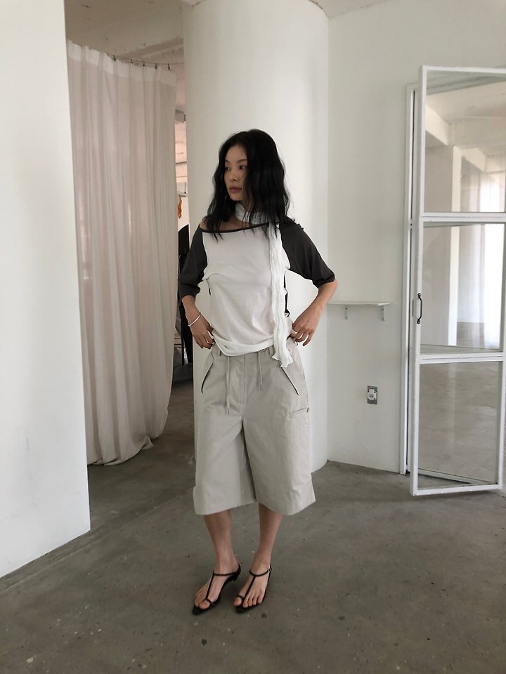 Ore - Korean Women Fashion - #momslook - River Bermuda Pants - 11