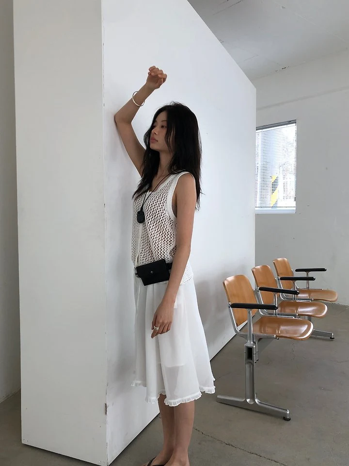 Ore - Korean Women Fashion - #momslook - Frill Flare Skirt - 10