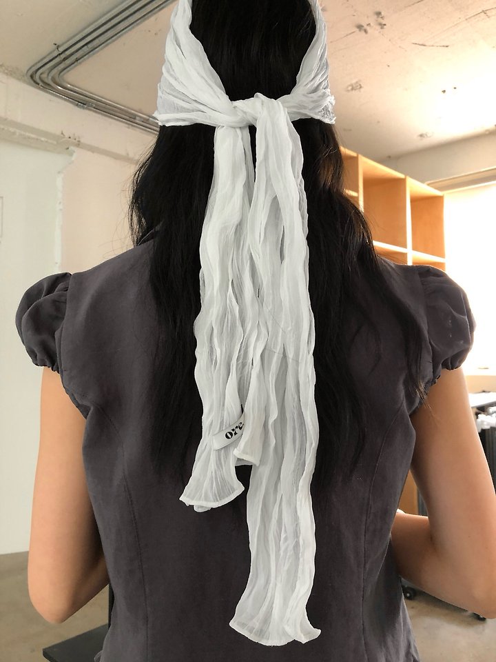 Ore - Korean Women Fashion - #pursuepretty - Chiffon Scarf - 9
