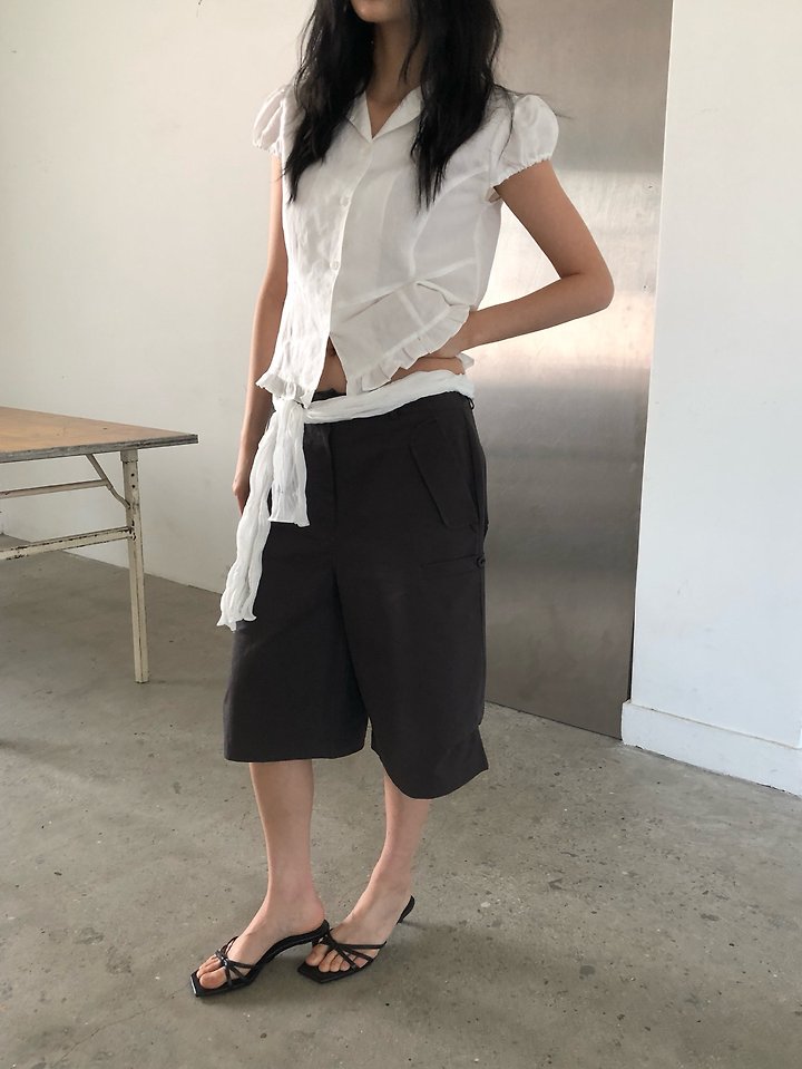 Ore - Korean Women Fashion - #pursuepretty - River Bermuda Pants - 3