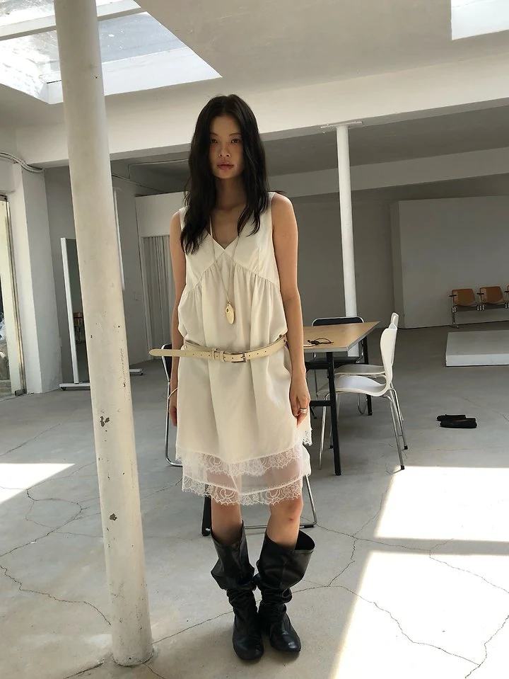 Ore - Korean Women Fashion - #pursuepretty - Sugar Lace One-piece