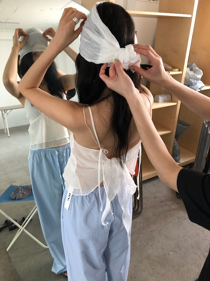 Ore - Korean Women Fashion - #restrostyle - Chiffon Scarf - 10