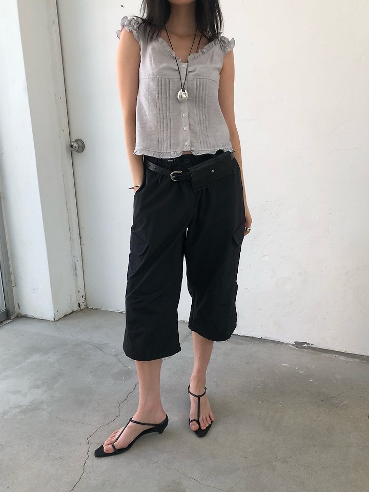 Ore - Korean Women Fashion - #romanticstyle - Carrie Capri Pants - 2