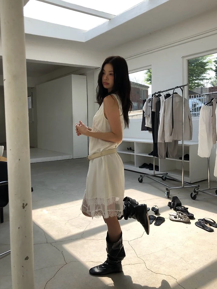 Ore - Korean Women Fashion - #thelittlethings - Sugar Lace One-piece - 6