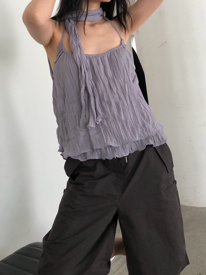 Ore - Korean Women Fashion - #vintageinspired - Chiffon Scarf - 7