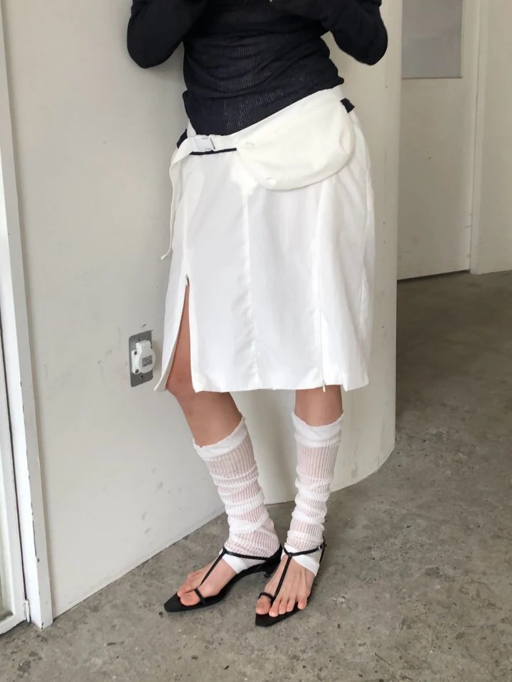 Ore - Korean Women Fashion - #vintagekidsstyle - Draped Shoulder Knit Top - 8