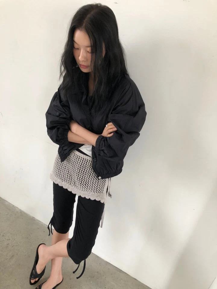 Ore - Korean Women Fashion - #womensfashion - Net Wrap Knit Skirt - 9