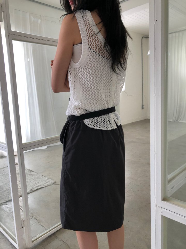 Ore - Korean Women Fashion - #womensfashion - Net Knit Vest - 10