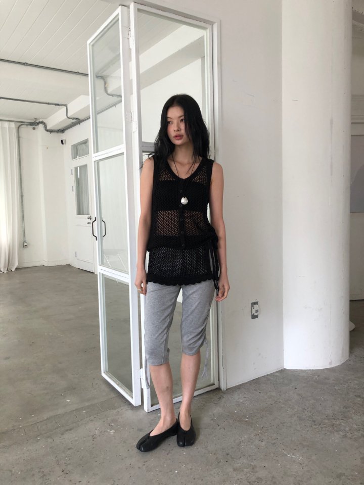 Ore - Korean Women Fashion - #womensfashion - Shirring Capri Pants - 9