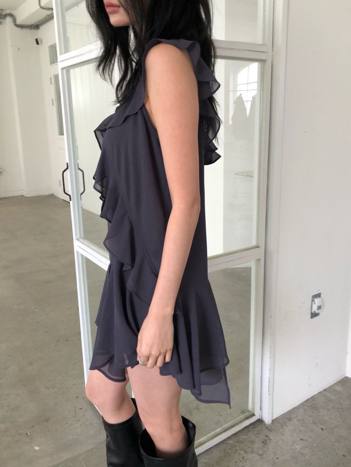 Ore - Korean Women Fashion - #womensfashion - Bubble Frill One-piece - 8