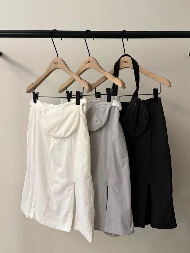 Ore - Korean Women Fashion - #womensfashion - Belt Bag Skirt