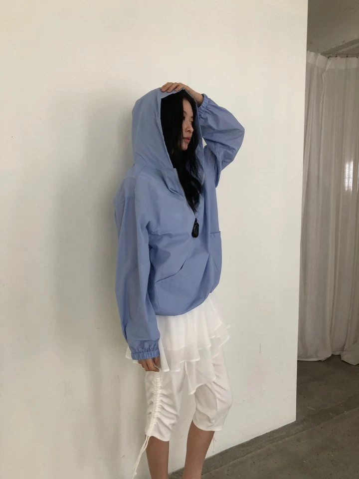 Ore - Korean Women Fashion - #womensfashion - Cool Air Anorak Jumper - 2