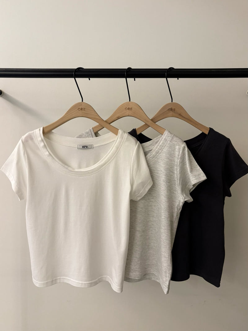 Ore - Korean Women Fashion - #womensfashion - Scoop Tee