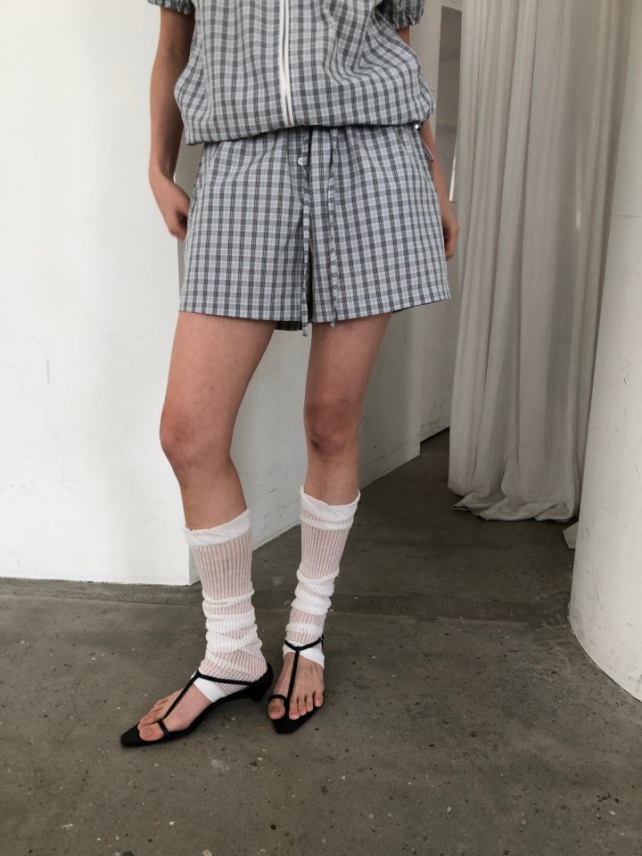 Ore - Korean Women Fashion - #womensfashion - Check Shorts - 10