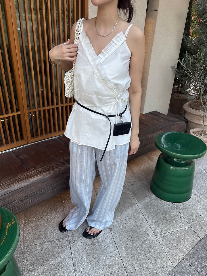 Ore - Korean Women Fashion - #womensfashion - Now Stripe Pants - 9