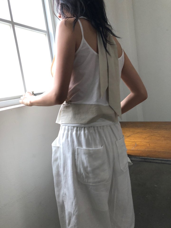 Ore - Korean Women Fashion - #womensfashion - Halter Layered Shirt - 9