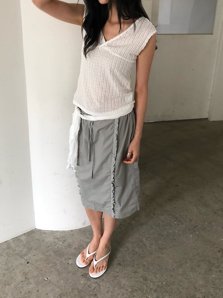 Ore - Korean Women Fashion - #womensfashion - Leo Lace Skirt - 8