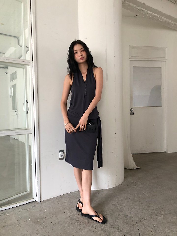 Ore - Korean Women Fashion - #womensfashion - Mona Tie Skirt - 6