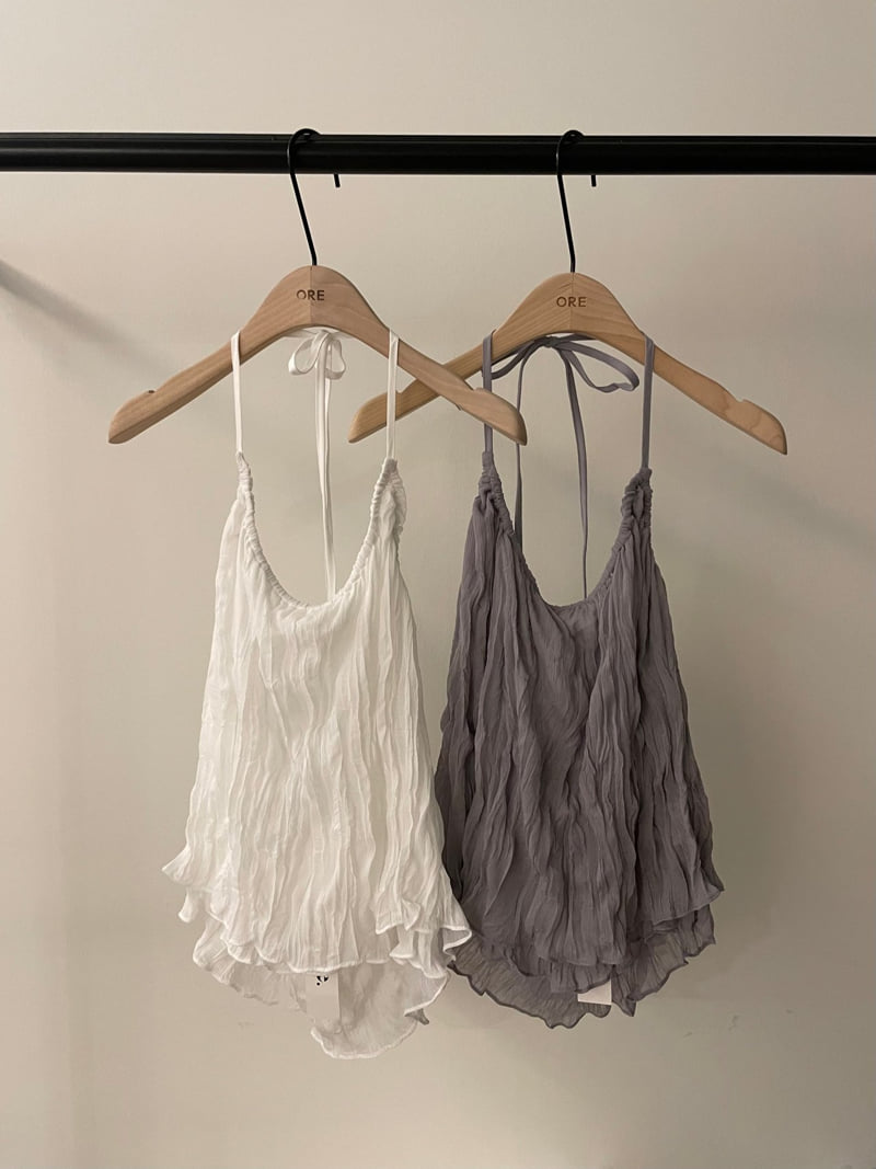 Ore - Korean Women Fashion - #womensfashion - Chiffon Bustier Blouse