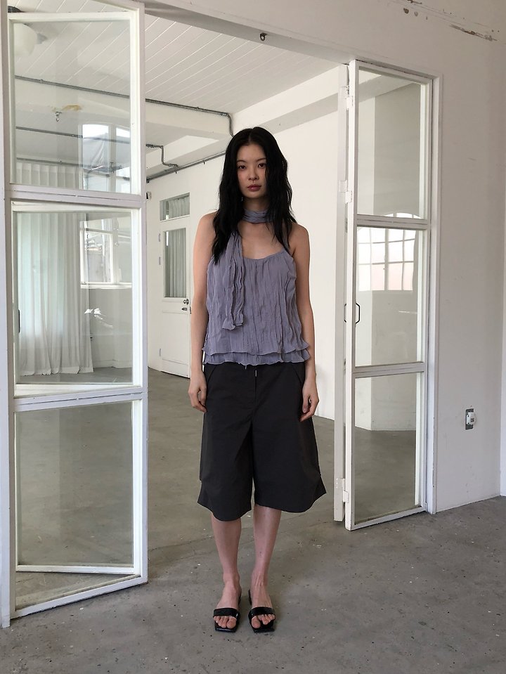 Ore - Korean Women Fashion - #womensfashion - Chiffon Bustier Blouse - 7