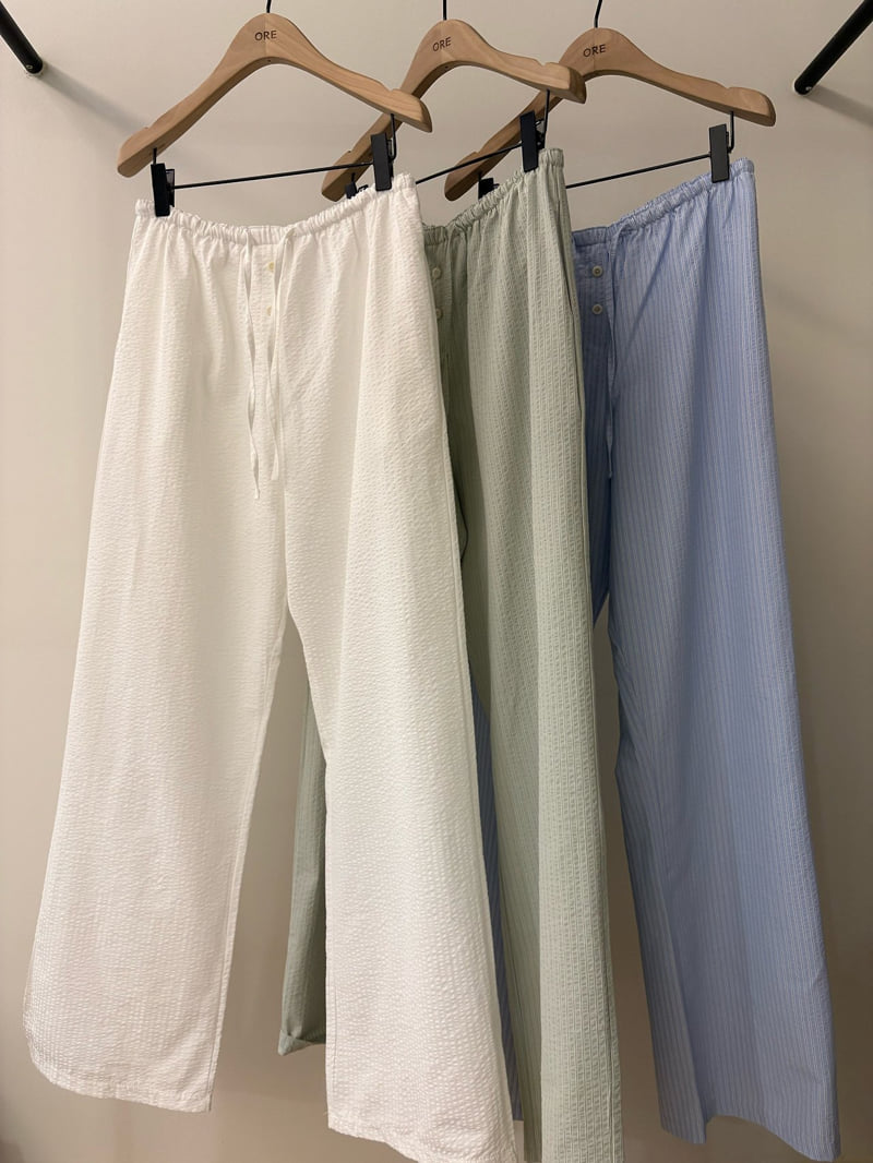 Ore - Korean Women Fashion - #womensfashion - Rona Stripe Pants