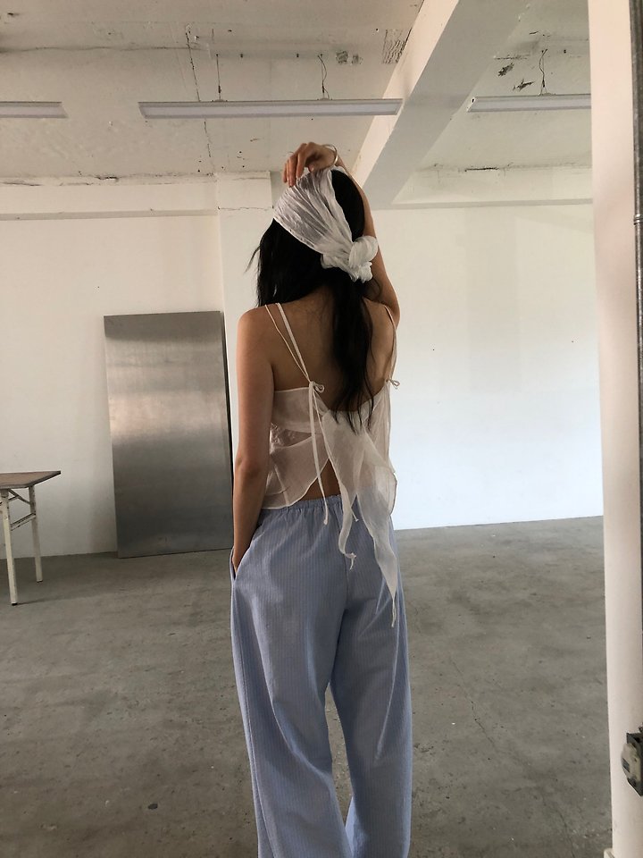 Ore - Korean Women Fashion - #womensfashion - Rona Stripe Pants - 5