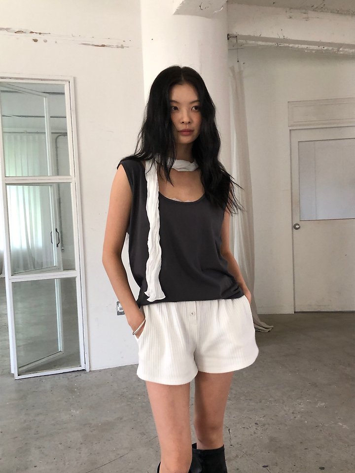 Ore - Korean Women Fashion - #momslook - Deep Lace Tee - 4