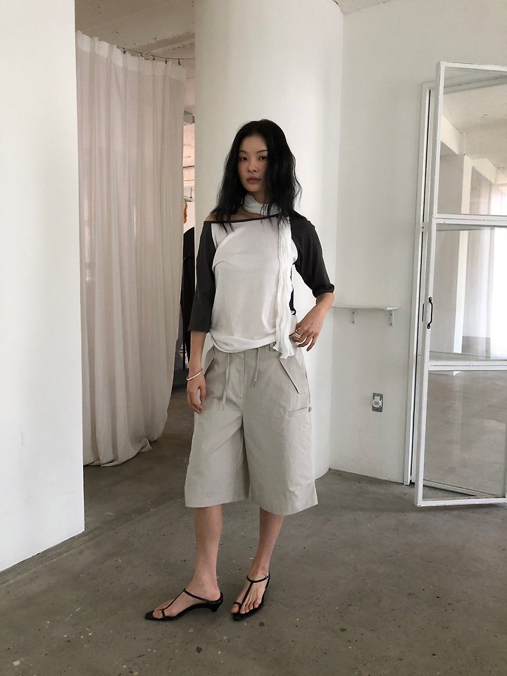 Ore - Korean Women Fashion - #womensfashion - River Bermuda Pants - 10