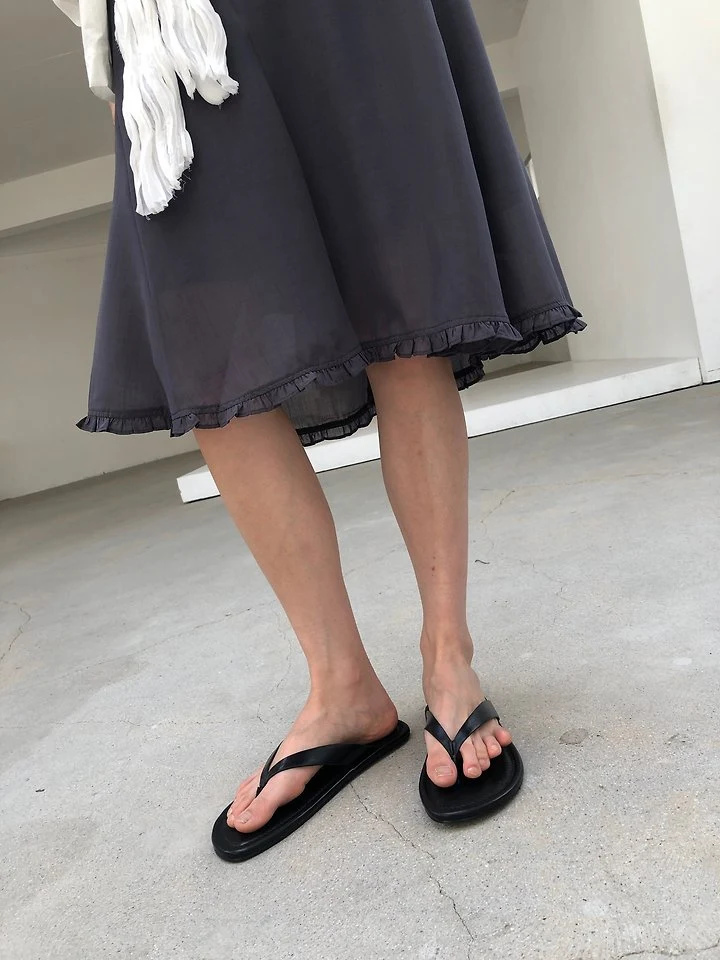 Ore - Korean Women Fashion - #womensfashion - Frill Flare Skirt - 7