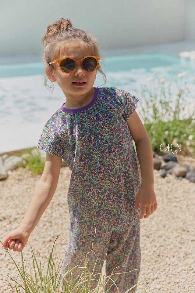 Oren - Korean Children Fashion - #Kfashion4kids - Rosier Pleated Set - 10