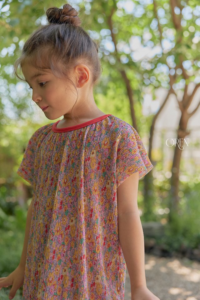 Oren - Korean Children Fashion - #Kfashion4kids - Rosier Pleated One-piece - 9