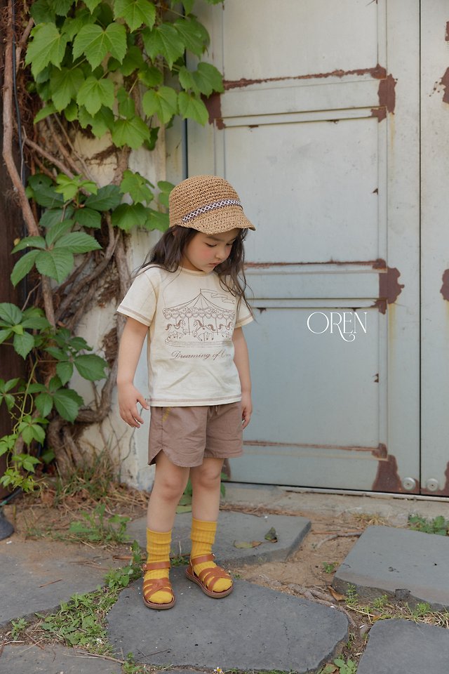 Oren - Korean Children Fashion - #Kfashion4kids - Dreaming Carousel Tee - 3