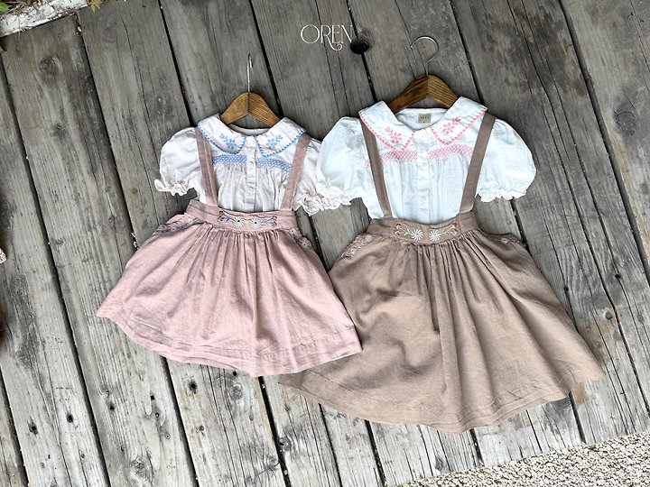 Oren - Korean Children Fashion - #childofig - Brisa Jumper Skirt - 10