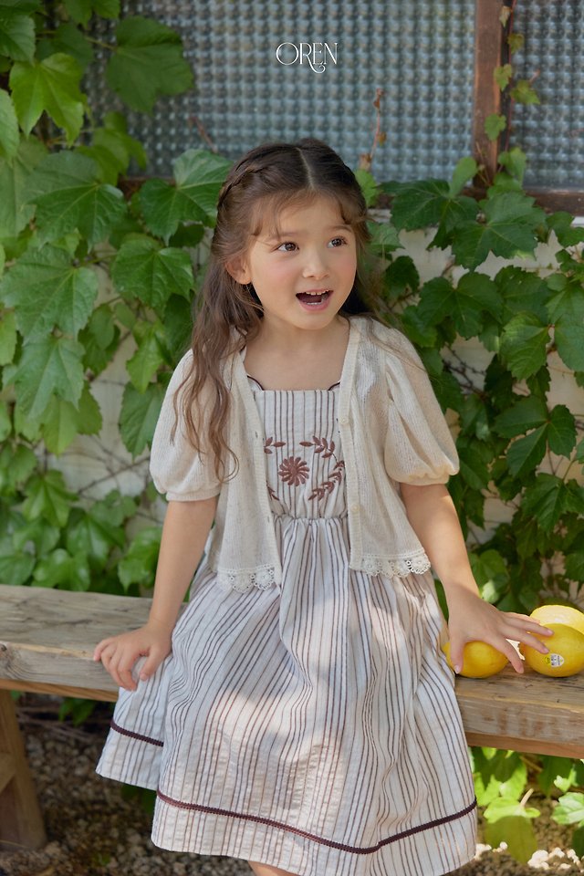 Oren - Korean Children Fashion - #childofig - Cha Cha Linen Cardigan - 7