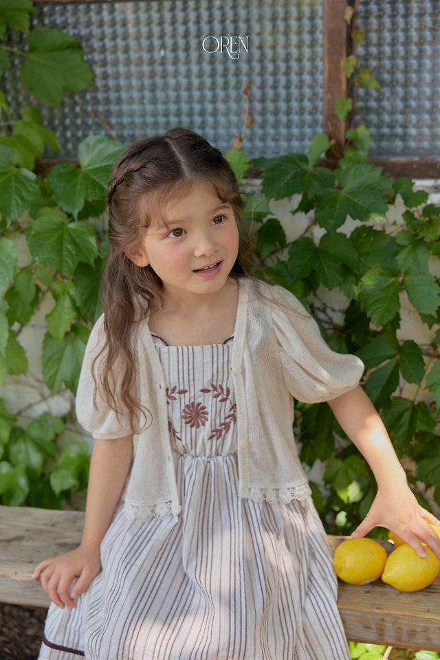 Oren - Korean Children Fashion - #childofig - Cha Cha Linen Cardigan - 8