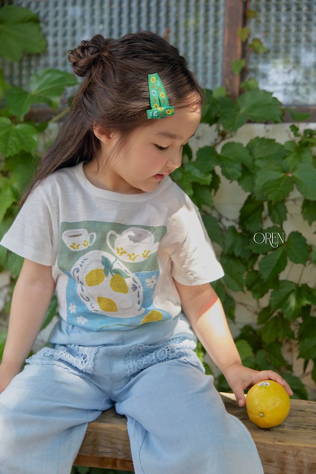 Oren - Korean Children Fashion - #childofig - Maison Lemon Tee - 6