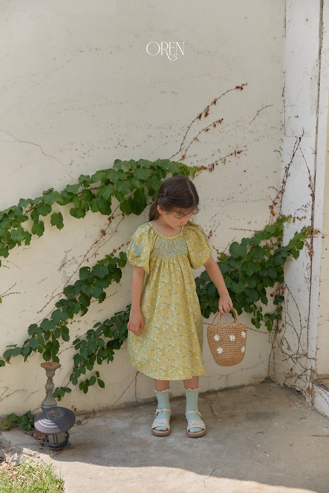 Oren - Korean Children Fashion - #prettylittlegirls - Solara Smocking One-piece - 4