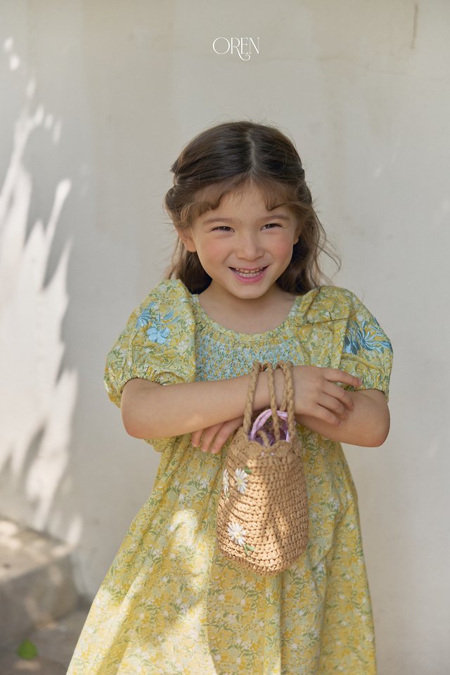 Oren - Korean Children Fashion - #childofig - Solara Smocking One-piece - 5