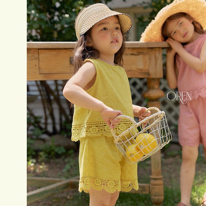Oren - Korean Children Fashion - #childofig - Cielo Sleeveless Set - 2