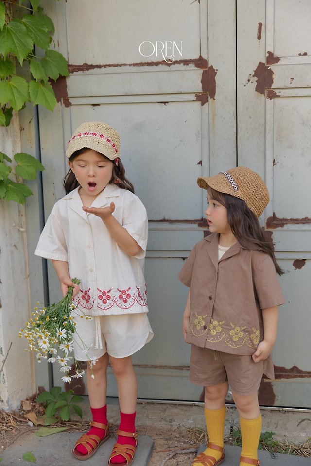 Oren - Korean Children Fashion - #childrensboutique - Rosier Garden Shirt - 10