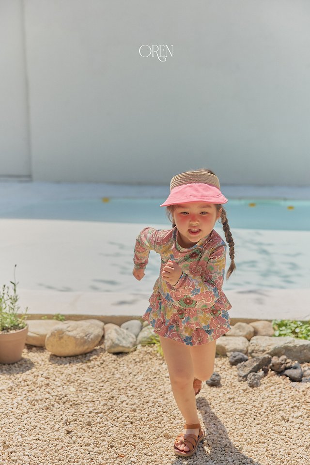 Oren - Korean Children Fashion - #childofig - Solea Fleur Rash Guard - 4