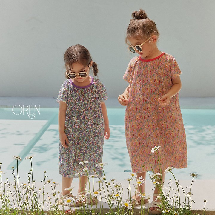 Oren - Korean Children Fashion - #childrensboutique - Rosier Pleated One-piece - 2