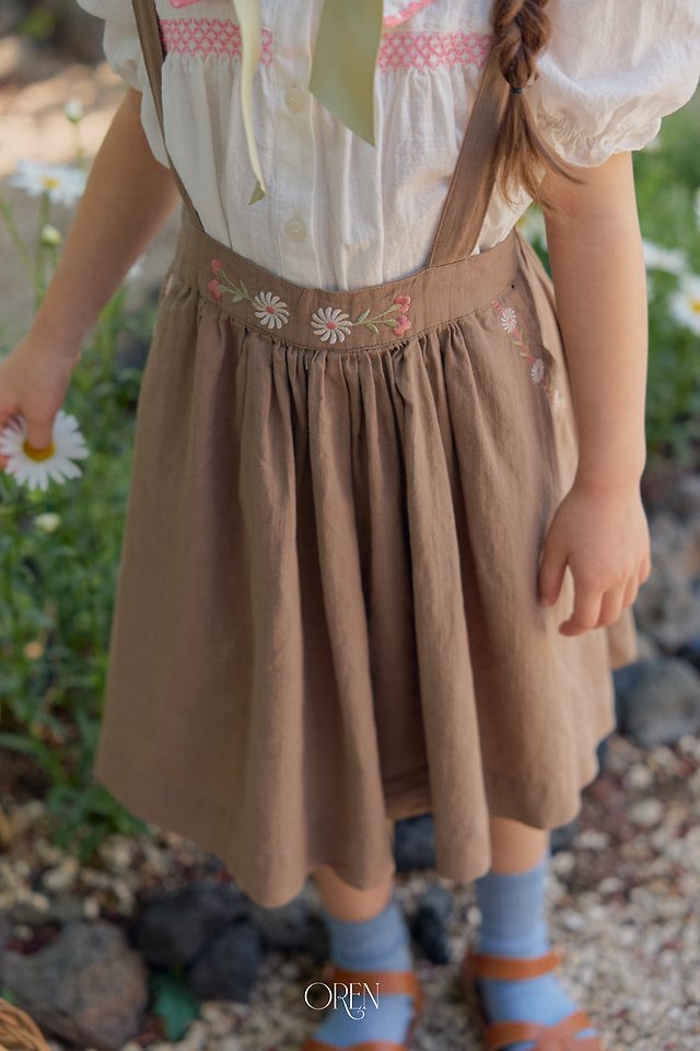 Oren - Korean Children Fashion - #childrensboutique - Brisa Jumper Skirt - 12