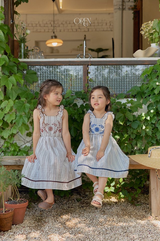 Oren - Korean Children Fashion - #childrensboutique - Casa Stripe One-piece - 10