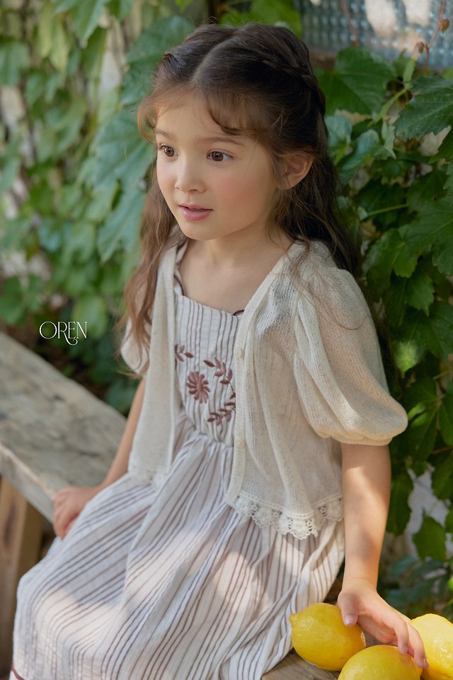 Oren - Korean Children Fashion - #childrensboutique - Cha Cha Linen Cardigan - 9