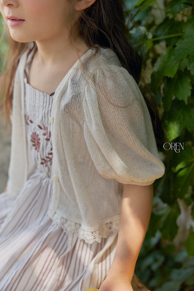 Oren - Korean Children Fashion - #designkidswear - Cha Cha Linen Cardigan - 10