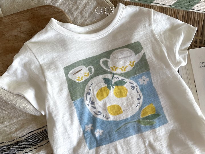 Oren - Korean Children Fashion - #designkidswear - Maison Lemon Tee - 9