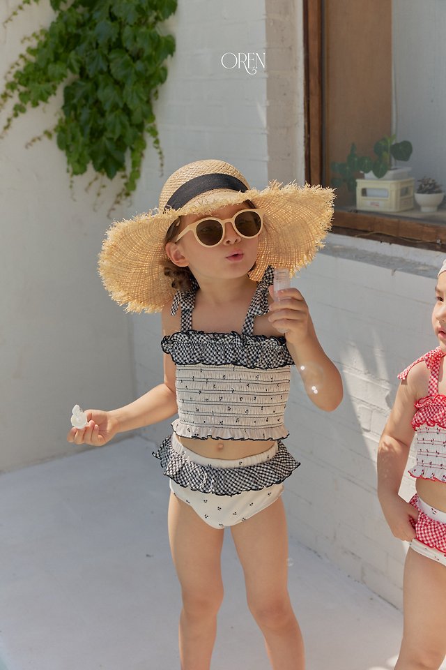 Oren - Korean Children Fashion - #fashionkids - Rochelle Cherry Bikini Swimsuit - 9