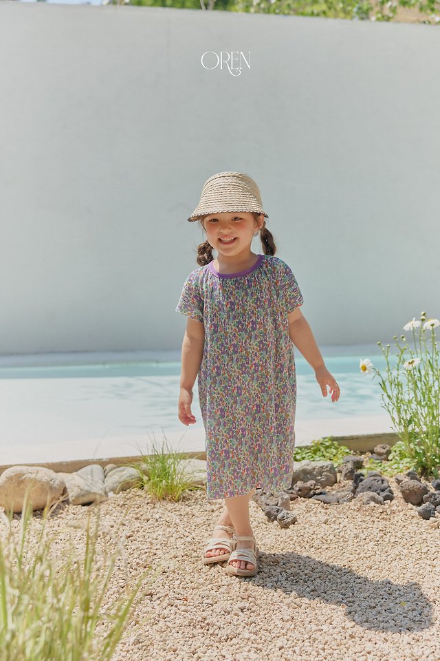Oren - Korean Children Fashion - #fashionkids - Rosier Pleated One-piece - 5
